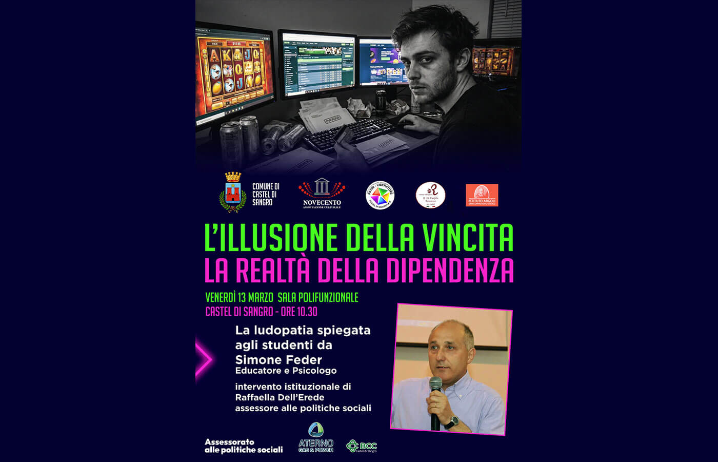 L’illusione della vincita, la realtà della dipendenza.